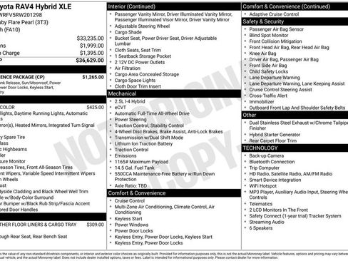 Used 2024 Toyota RAV4 XLE w/ Convenience Package AWD/4WD image 24