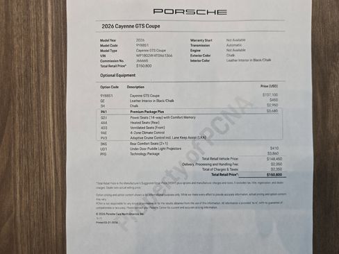 New 2026 Porsche Cayenne GTS image 30