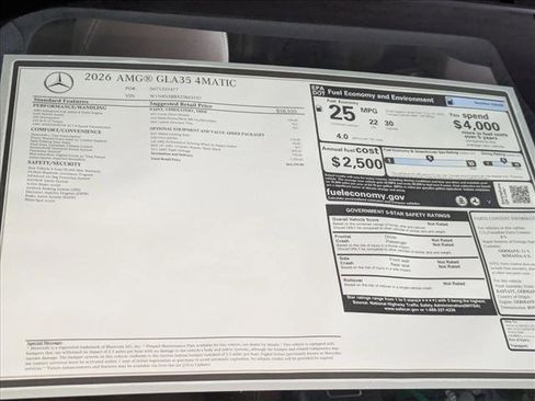 New 2026 Mercedes-Benz GLA 35 AMG 4MATIC image 18