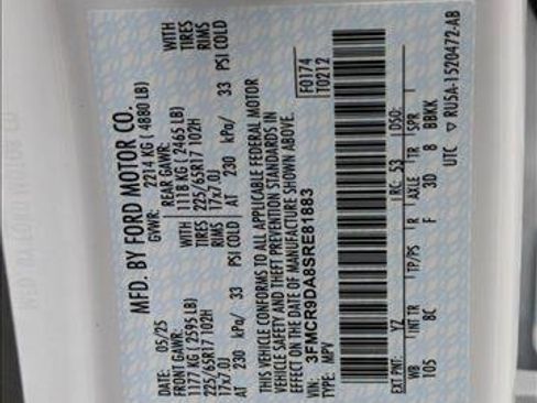 New 2025 Ford Bronco Sport Badlands w/ Badlands Tech Package image 18