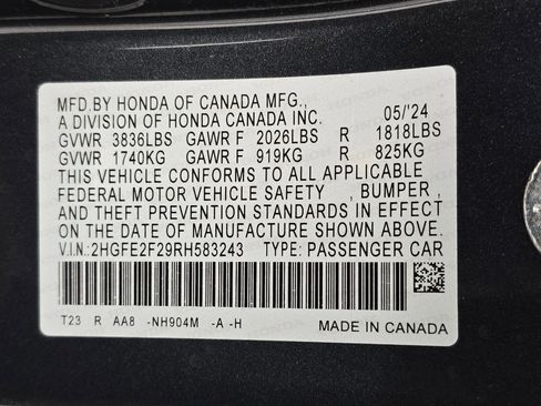 Used 2024 Honda Civic LX image 34