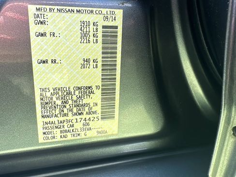 Used 2015 Nissan Altima 2.5 SV w/ Convenience Package FWD image 41
