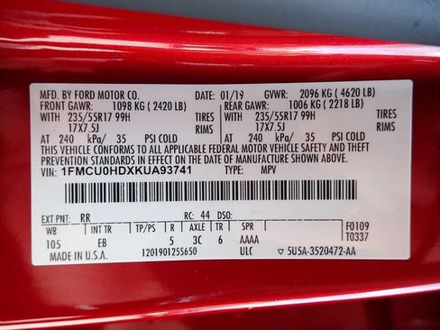 Used 2019 Ford Escape SEL FWD image 21