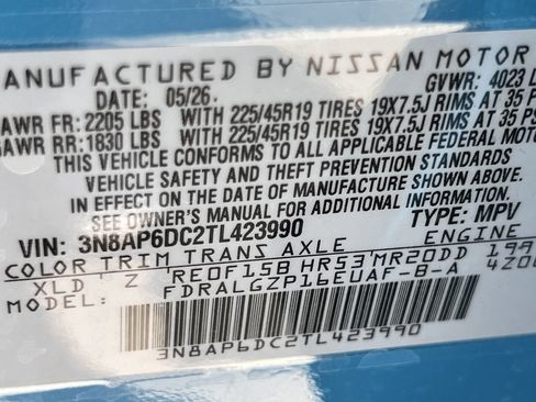 New 2026 Nissan Kicks SR w/ SR Premium Package FWD image 16