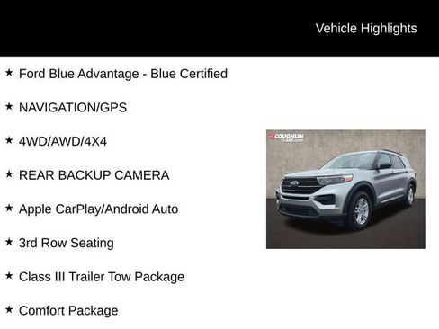 Used 2020 Ford Explorer XLT w/ Comfort Package AWD/4WD image 2