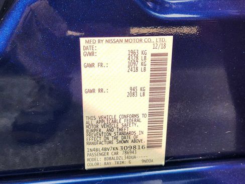 Used 2019 Nissan Altima 2.5 S FWD image 33