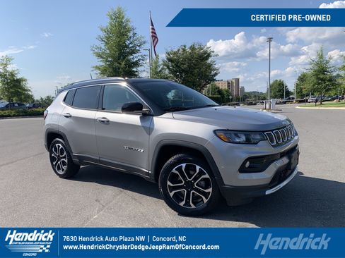 Certified 2022 Jeep Compass Limited AWD/4WD image 1