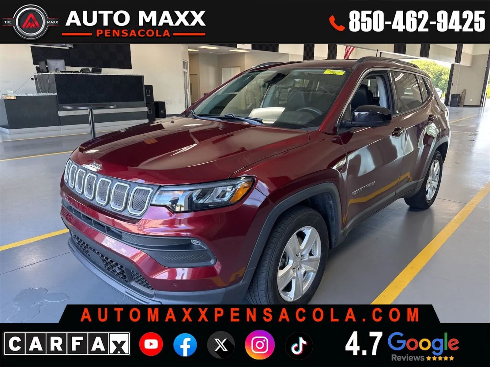 Used 2022 Jeep Compass Latitude w/ Convenience Group FWD image 1