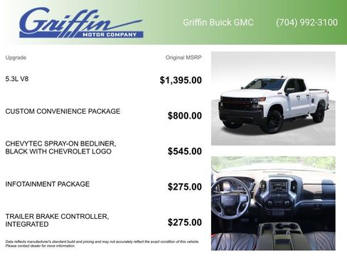 Certified 2019 Chevrolet Silverado 1500 Custom Trail Boss w/ Custom Convenience Package AWD/4WD image 6