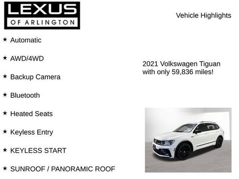 Used 2021 Volkswagen Tiguan SE AWD/4WD image 7