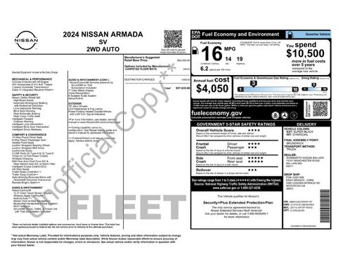 Used 2024 Nissan Armada SV RWD image 5