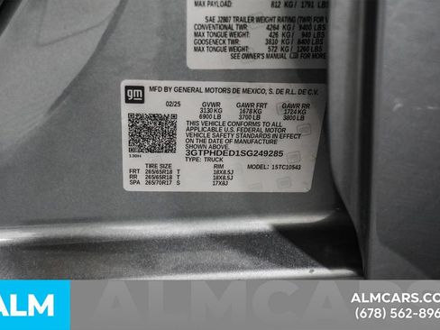 Used 2025 GMC Sierra 1500 SLT RWD image 53