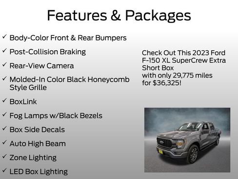Certified 2023 Ford F150 XL w/ STX Appearance Package AWD/4WD image 8