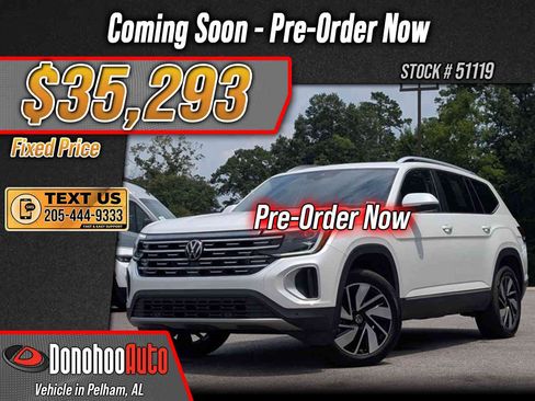 Used 2024 Volkswagen Atlas SEL AWD/4WD image 1