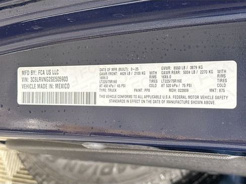 Used 2025 RAM ProMaster 1500 w/ Convenience Group image 27