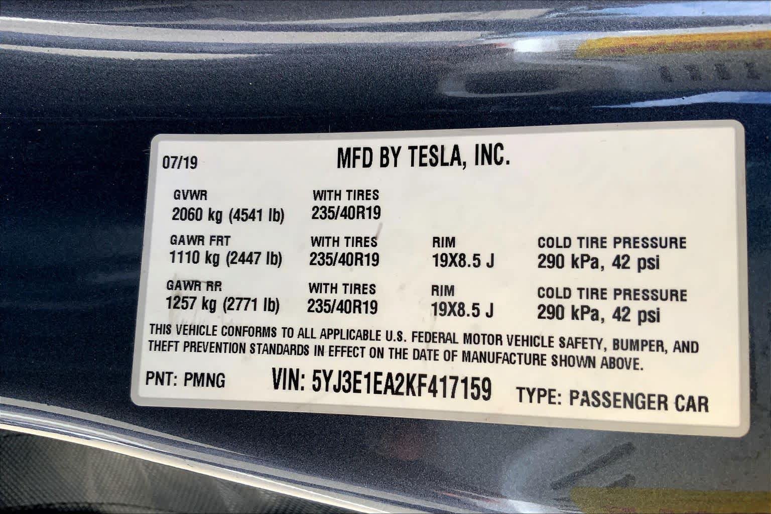 Used 2019 Tesla Model 3 Standard Range Plus RWD image 33