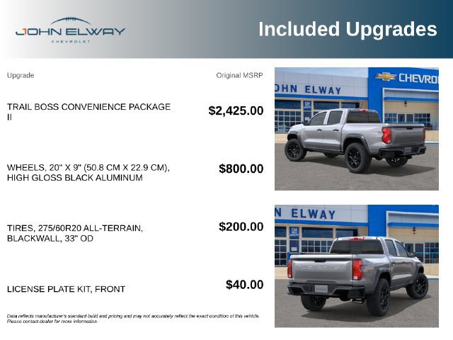 New 2026 Chevrolet Colorado Trail Boss AWD/4WD image 2