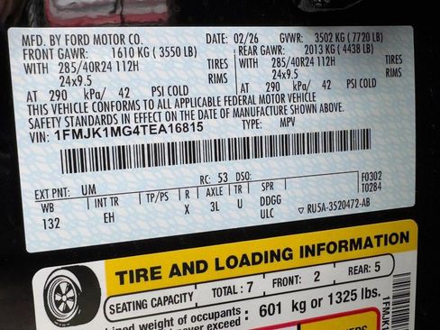 New 2026 Ford Expedition Max Platinum w/ Stealth Performance Package image 17