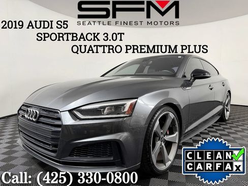 Used 2019 Audi S5 Premium Plus w/ Premium Plus AWD/4WD image 1