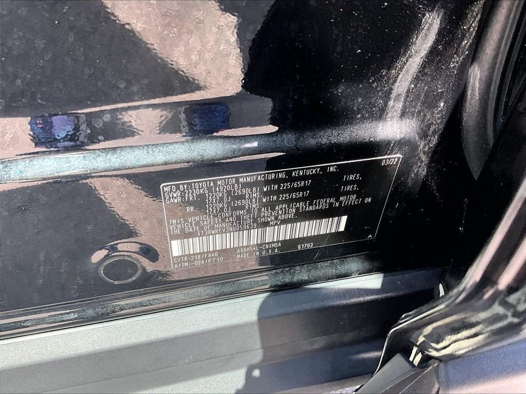 Used 2022 Toyota RAV4 XLE w/ XLE Grade Weather Package AWD/4WD image 35