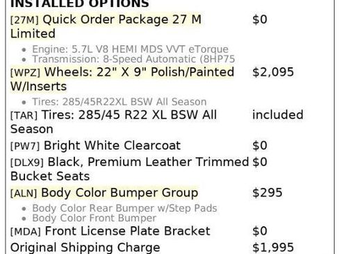 Used 2023 RAM 1500 Limited w/ Body Color Bumper Group AWD/4WD image 4