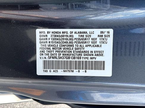 Used 2016 Honda Odyssey SE image 35