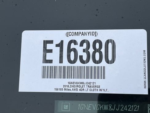 Used 2018 Chevrolet Traverse LT w/ LPO, Floor Liner Package image 25