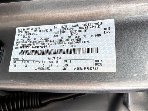 Used 2024 Ford F150 XLT w/ Equipment Group 302A MID image 22