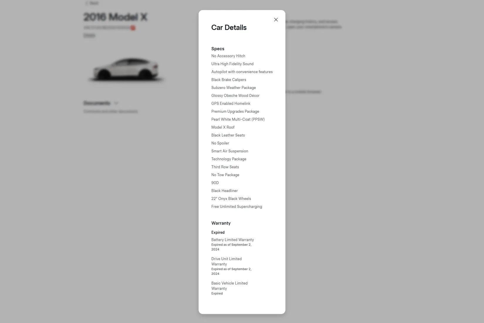 Used 2016 Tesla Model X 90D AWD/4WD image 5