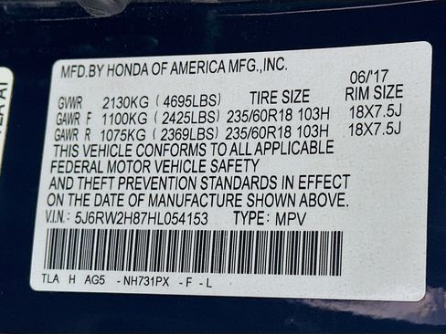 Used 2017 Honda CR-V EX-L image 12