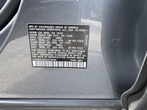Used 2020 Volkswagen Atlas Cross Sport SEL FWD image 14