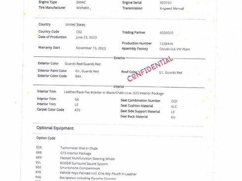 Used 2023 Porsche 718 Cayman GTS w/ GTS Interior Package RWD image 20