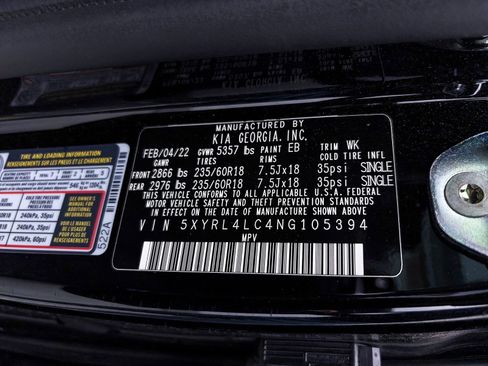 Used 2022 Kia Sorento S w/ Panoramic Sunroof Package image 40