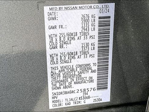 Certified 2024 Nissan Pathfinder SV FWD image 19