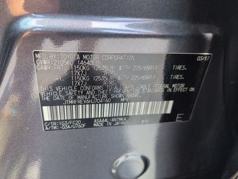 Used 2017 Toyota RAV4 XLE w/ All Weather Liner Package AWD/4WD image 29