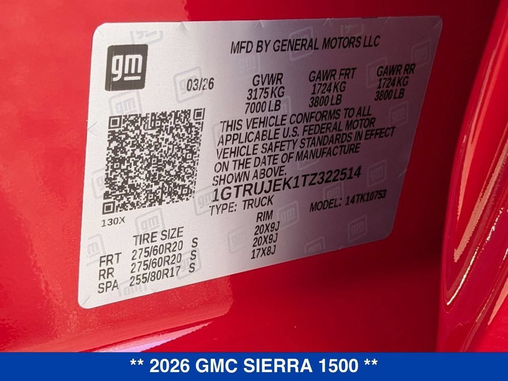 New 2026 GMC Sierra 1500 Elevation AWD/4WD image 34