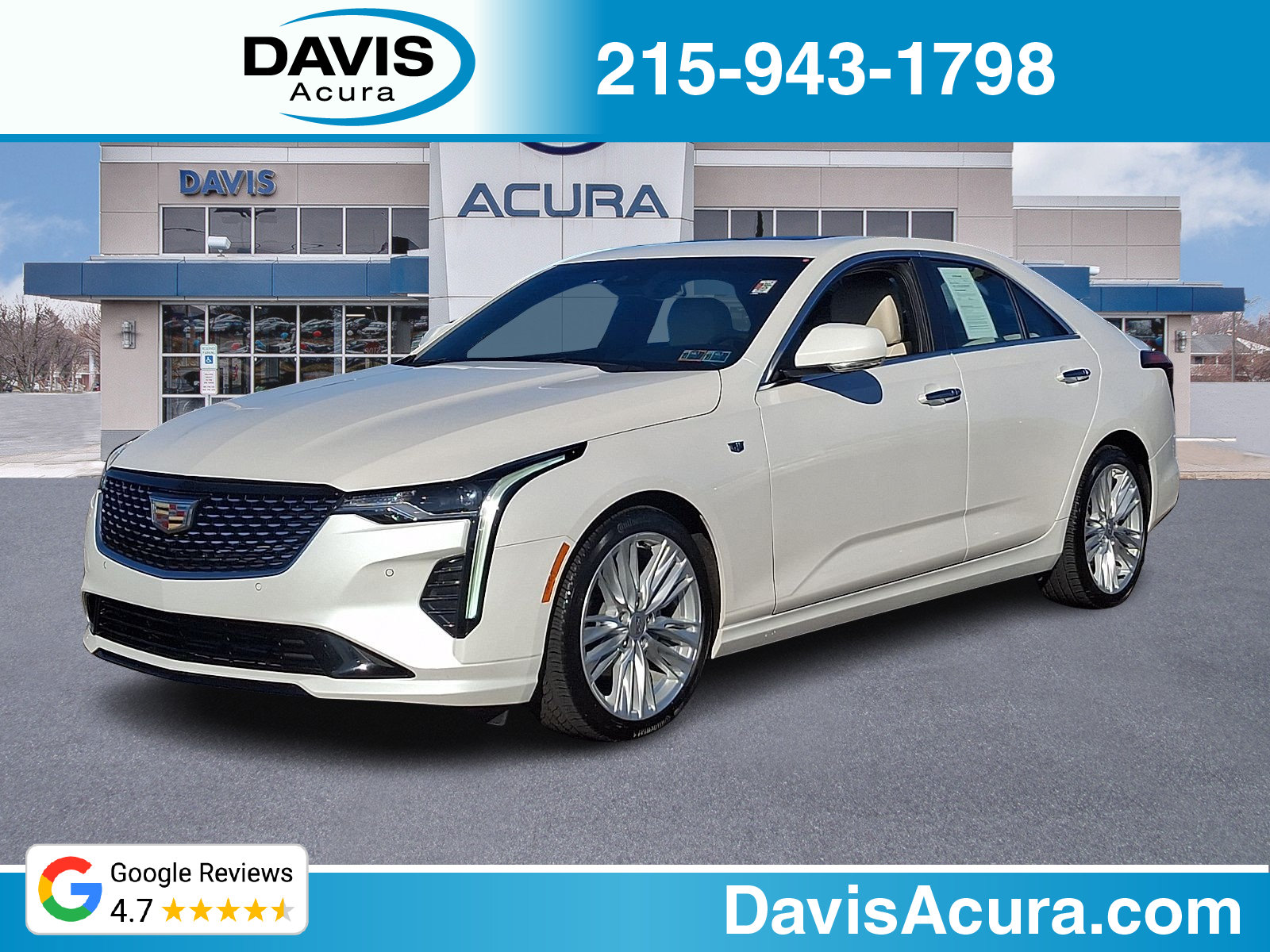 Used 2023 Cadillac CT4 Premium Luxury w/ Climate Package RWD image 1