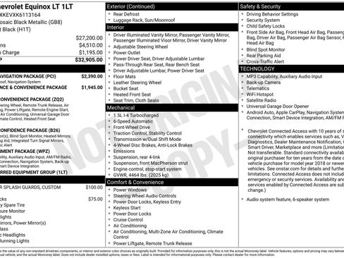 Used 2019 Chevrolet Equinox LT w/ Sun & Navigation Package FWD image 21