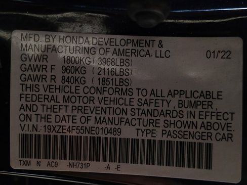 Used 2022 Honda Insight EX image 33