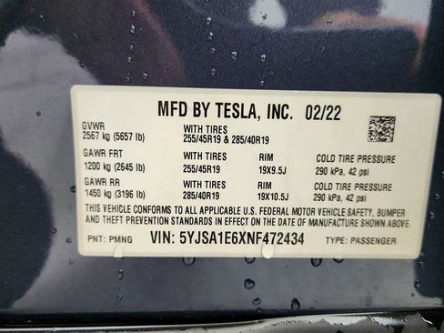 Used 2022 Tesla Model S Plaid image 24