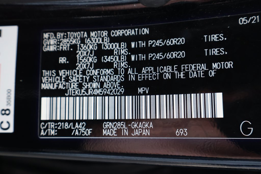 Certified 2021 Toyota 4Runner Limited AWD/4WD image 72