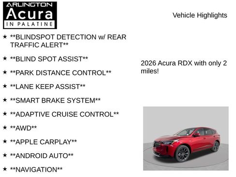 New 2026 Acura RDX A-Spec AWD/4WD image 7