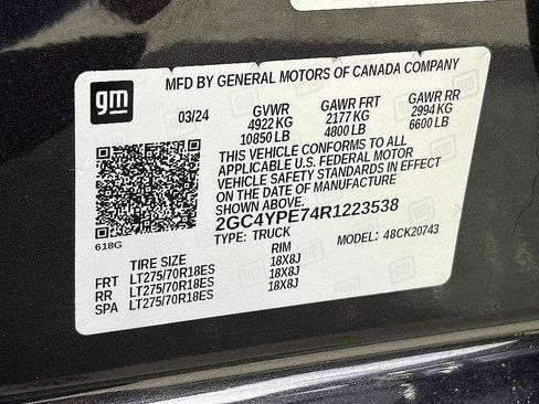 Certified 2024 Chevrolet Silverado 2500 LTZ w/ LPO, Dark Essentials Package image 23