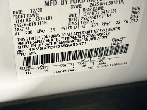 Used 2021 Ford Explorer XLT RWD image 12