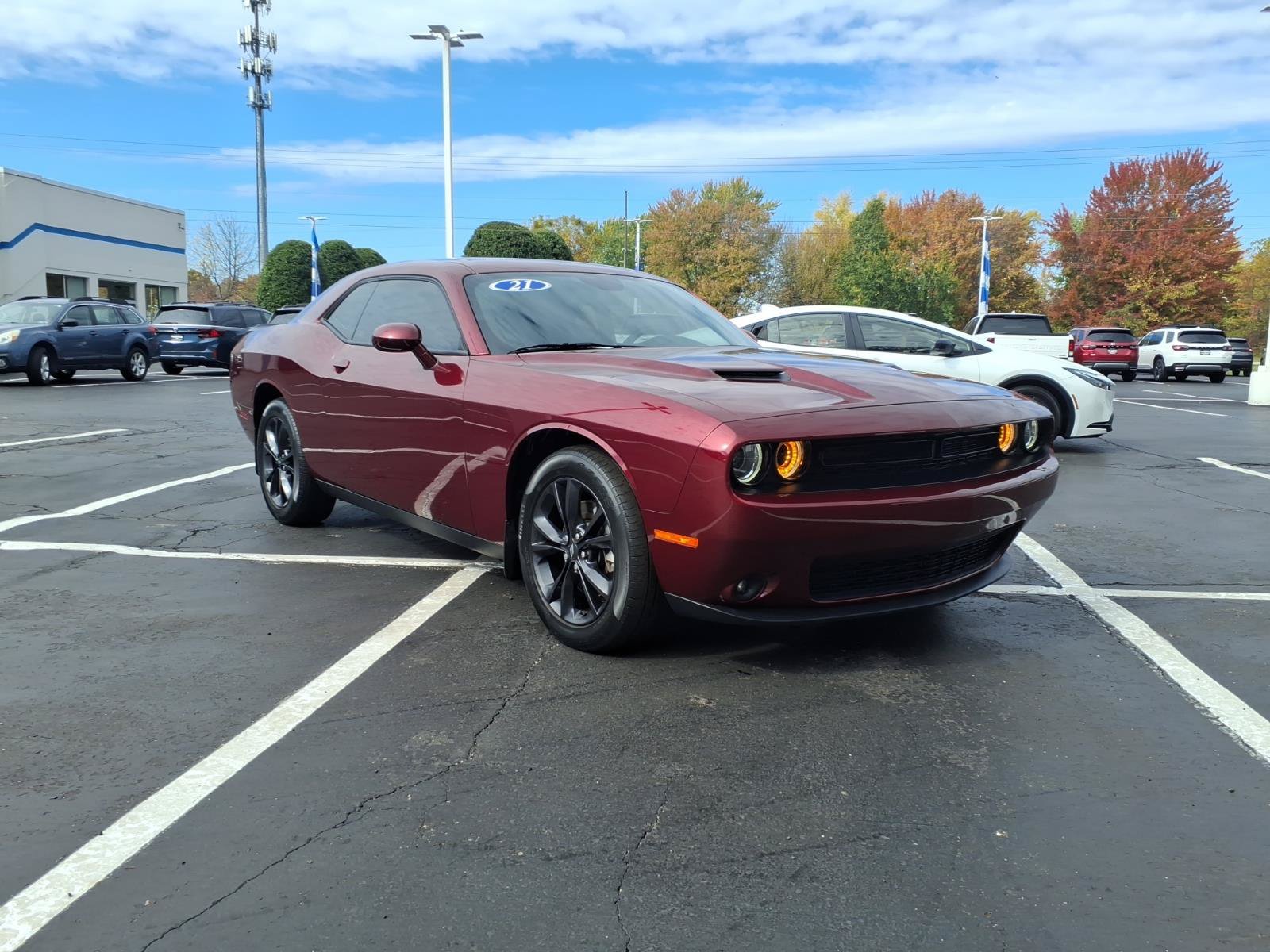 Used 2021 Dodge Challenger SXT w/ Blacktop Package AWD/4WD image 1