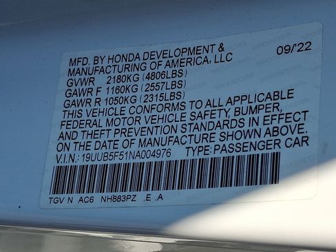 Used 2022 Acura TLX w/ A-SPEC Pkg FWD image 28