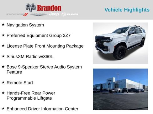 Used 2023 Chevrolet Tahoe Z71 AWD/4WD image 2
