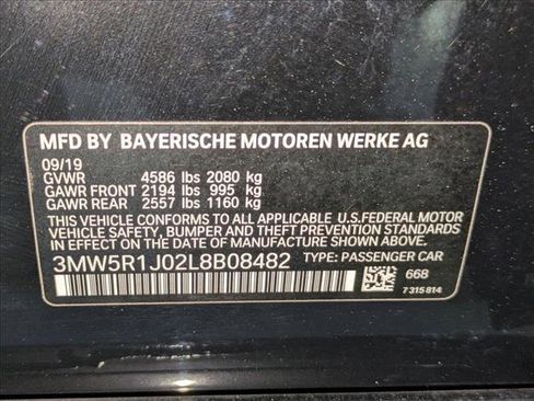 Used 2020 BMW 330i Sedan w/ Driving Assistance Package image 27