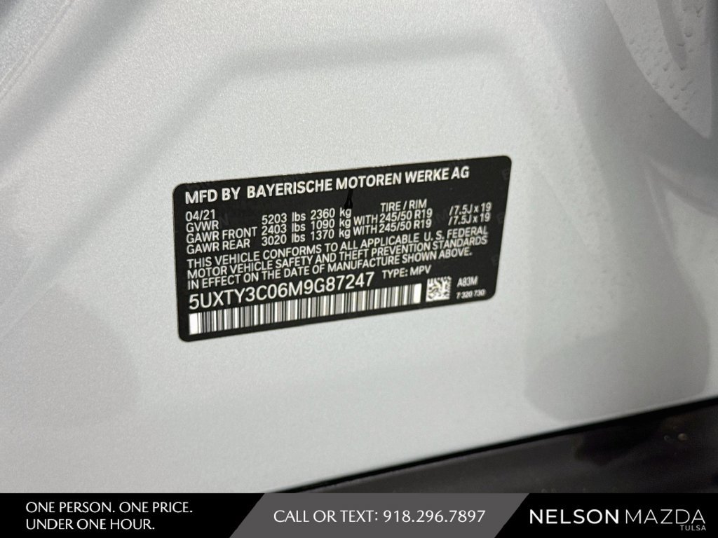 Used 2021 BMW X3 sDrive30i w/ Convenience Package RWD image 57