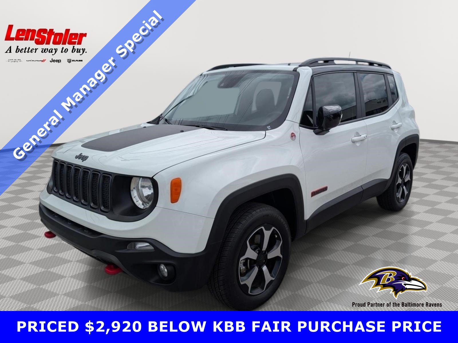 Used 2022 Jeep Renegade Trailhawk w/ Sun/Sound Group AWD/4WD image 1